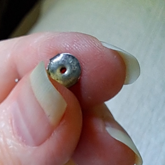 Vintage White Jade Good Fortune Sterling Silver Earrings - Picture 5 of 5